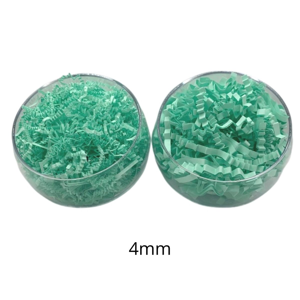 Vintage Green/Mint Green Zig Zag Shredded Kraft Paper